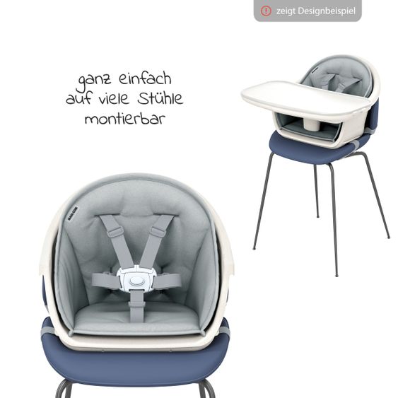 Maxi-Cosi 8in1 high chair Moa growing from 6 months-5 years high chair, booster seat, table, chair & stool - Beyond White