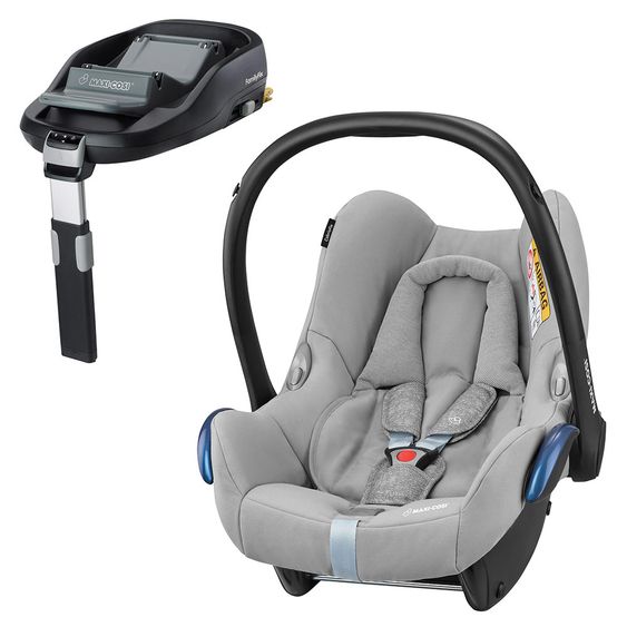 Maxi-Cosi Babyschale Cabriofix & FamilyFix - Nomad Grey