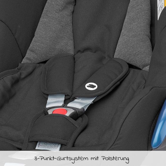 Maxi-Cosi Babyschale Cabriofix Gruppe 0+ - ab Geburt bis 12 Monate (ab Geburt - 13 kg) - Essential Black