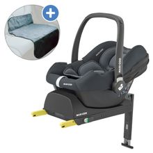 Babyschale CabrioFix i-Size ab Geburt-12 Monate (40-75 cm) inkl. CabrioFix i-Size Base & Polsterschutz - Essential Graphite