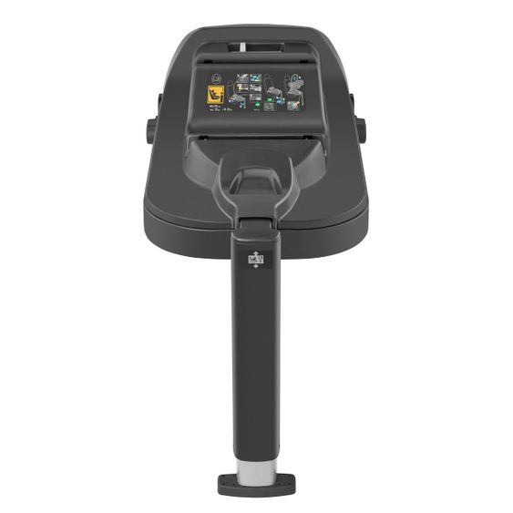 Maxi-Cosi Babyschale CabrioFix i-Size ab Geburt-12 Monate (40-75 cm) inkl. CabrioFix i-Size Base & Polsterschutz - Essential Graphite