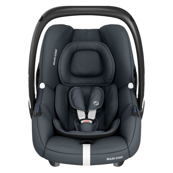 Maxi-Cosi Seggiolino auto CabrioFix i-Size dalla nascita a 15 mesi (40-75 cm) e copertina estiva in zambù - Essential Graphite