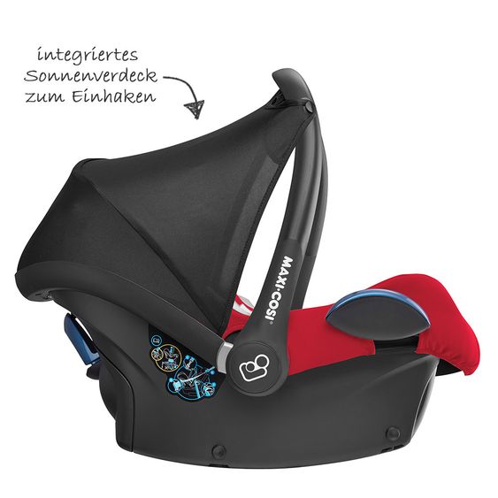 Maxi-Cosi Babyschale Cabriofix - Vivid Red