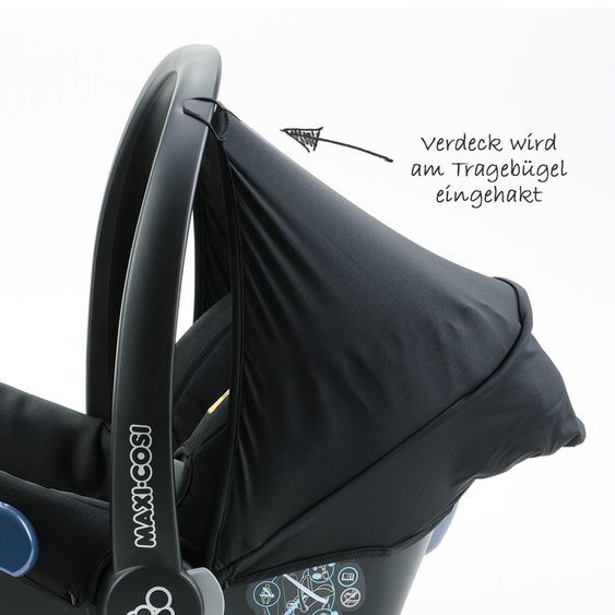 Maxi-Cosi Babyschale Citi - Black Raven