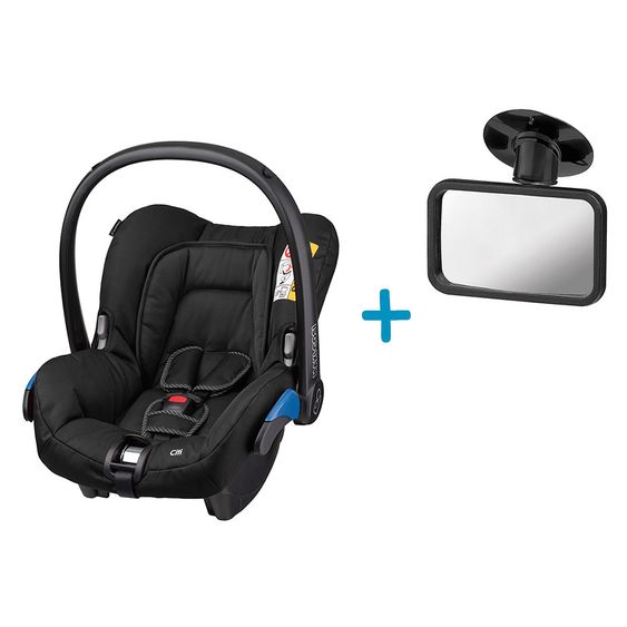 Maxi-Cosi Babyschale Citi inkl. Sicherheitsspiegel - Black Raven