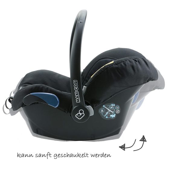 Maxi-Cosi Babyschale Citi inkl. Sicherheitsspiegel - Black Raven