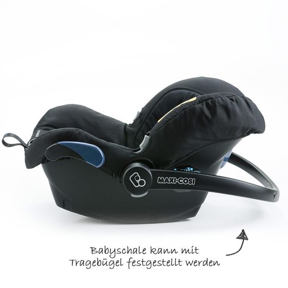 Maxi-Cosi Babyschale Citi inkl. Sicherheitsspiegel - Black Raven