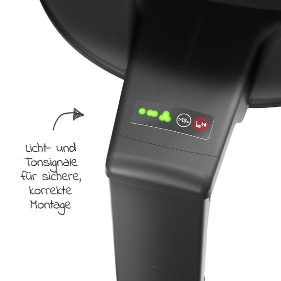 Maxi-Cosi Babyschale Pebble Pro i-Size ab Geburt-12 Monate (45-75 cm) FamilyFix 3 i-Size Base & Polsterschutz - Essential Black