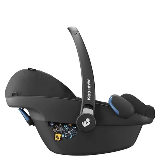 Maxi-Cosi Babyschale Pebble Pro i-Size ab Geburt-12 Monate (45-75 cm) mit FamilyFix 3 i-Size Base - Essential Black