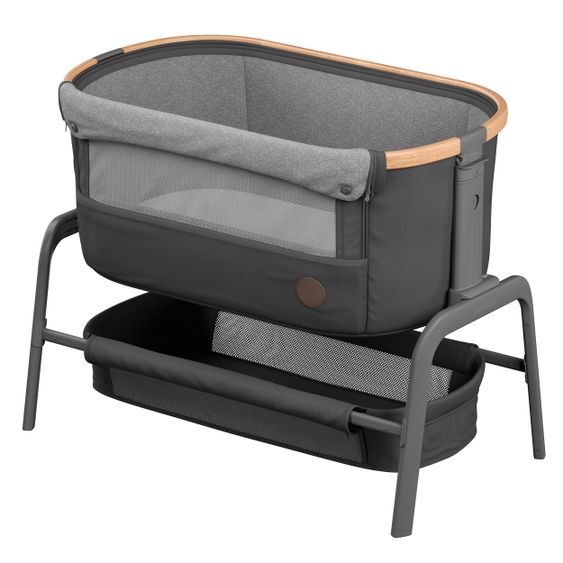Maxi-Cosi Beistellbett Iora klappbar, inkl. Matratze & Reisetasche - Essential Graphite