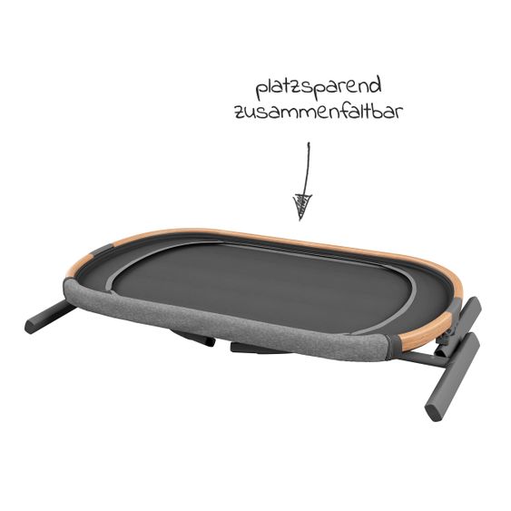 Maxi-Cosi Beistellbett Iora klappbar, inkl. Matratze & Reisetasche - Essential Graphite