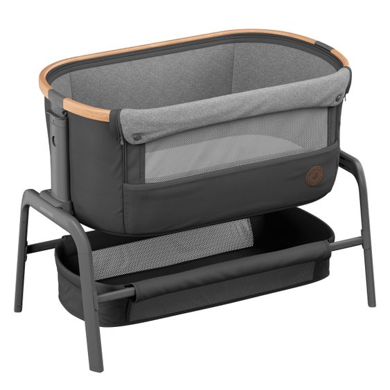 Maxi-Cosi Beistellbett Iora klappbar, inkl. Matratze & Reisetasche - Essential Graphite