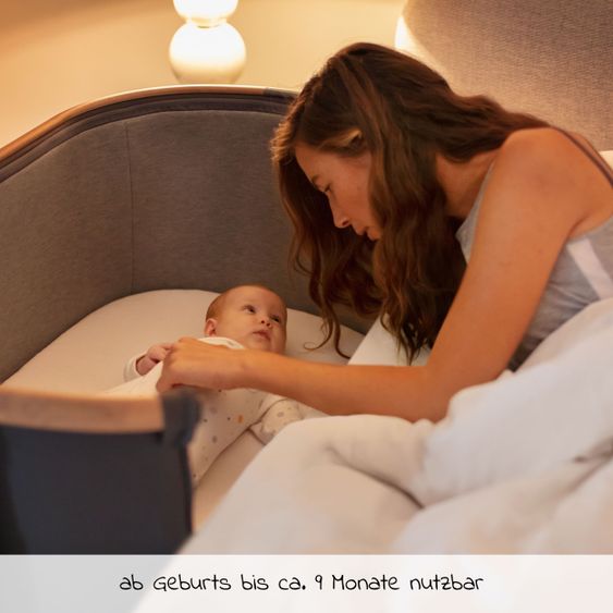 Maxi-Cosi Beistellbett Iora klappbar, inkl. Matratze & Reisetasche - Essential Graphite