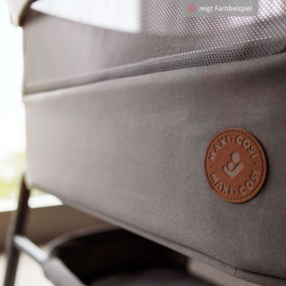 Maxi-Cosi Beistellbett Iora klappbar, inkl. Matratze & Reisetasche - Essential Grey