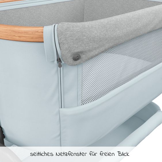 Maxi-Cosi Beistellbett Iora klappbar, inkl. Matratze & Reisetasche - Essential Grey