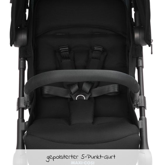 Maxi-Cosi Buggy & Reisebuggy Lara² mit Automatik-Faltung, Liegeposition, bis 22 kg, nur 6,3 kg - Essential Black