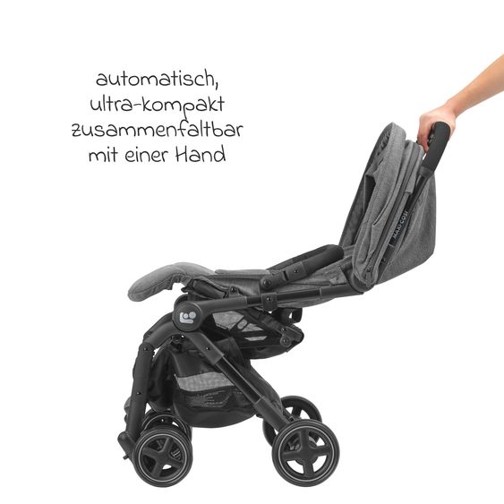 Maxi-Cosi Buggy & Reisebuggy Lara2 mit Automatik-Faltung, Liegeposition, bis 22 kg, nur 6,3 kg - Select Grey