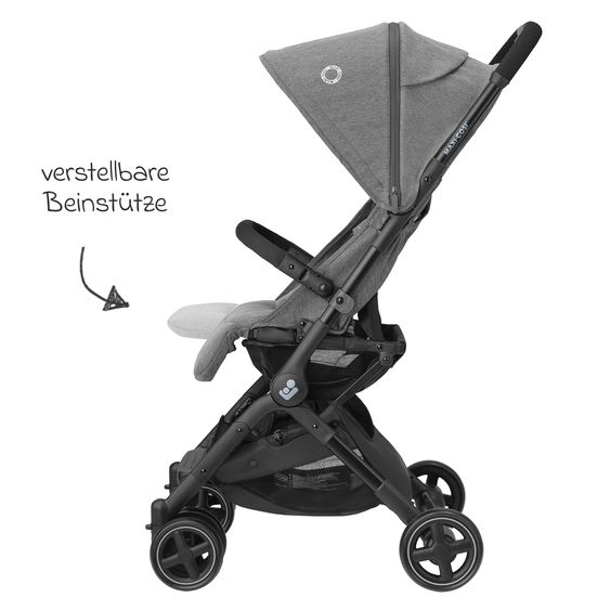 Maxi-Cosi Buggy & Reisebuggy Lara2 mit Automatik-Faltung, Liegeposition, bis 22 kg, nur 6,3 kg - Select Grey