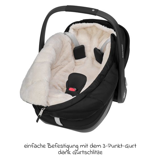 Maxi-Cosi Footmuff for Maxi-Cosi infant car seats - Twillic Black