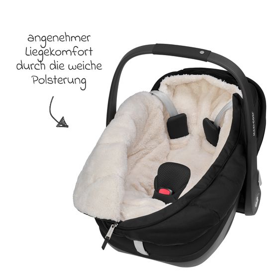 Maxi-Cosi Footmuff for Maxi-Cosi infant car seats - Twillic Black