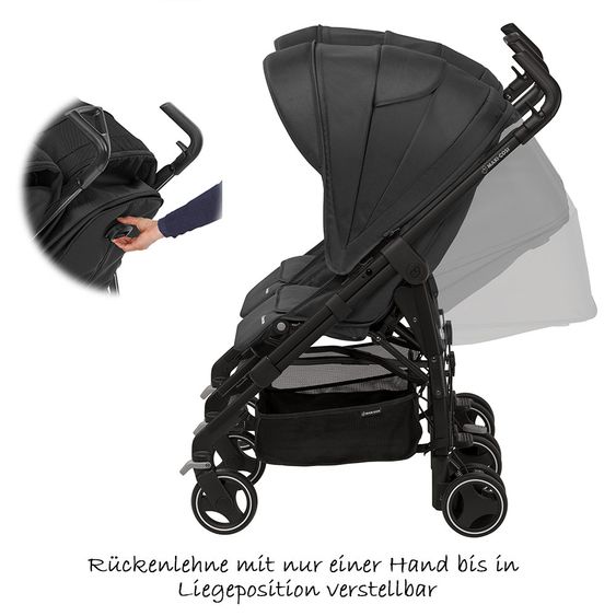 Maxi-Cosi Geschwister- & Zwillingsbuggy Dana for 2 - Nomad Black