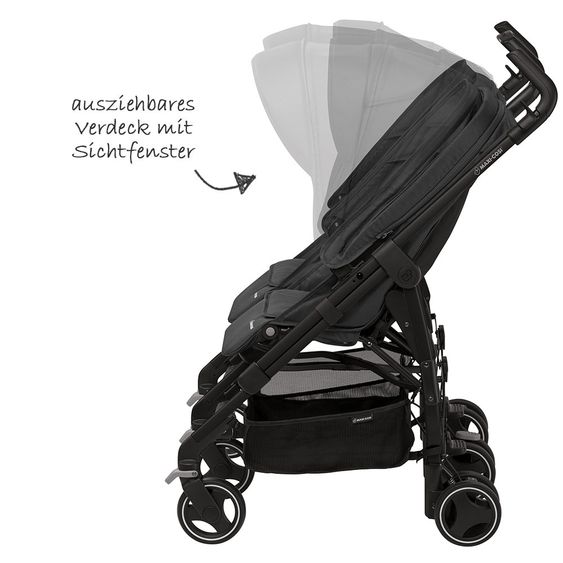 Maxi-Cosi Geschwister- & Zwillingsbuggy Dana for 2 - Nomad Black