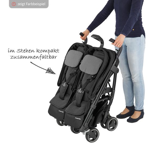 Maxi-Cosi Geschwister- & Zwillingsbuggy Dana for 2 - Nomad Black