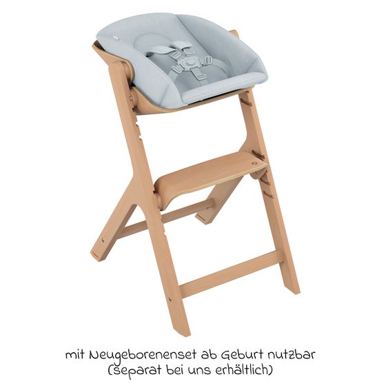 Maxi-Cosi Nesta high chair from 3.5 years - 99 years durable and sustainable - Natural