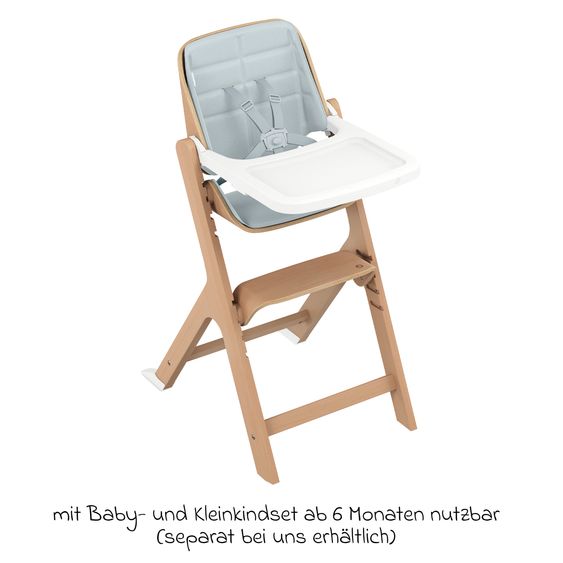 Maxi-Cosi Nesta high chair from 3.5 years - 99 years durable and sustainable - Natural