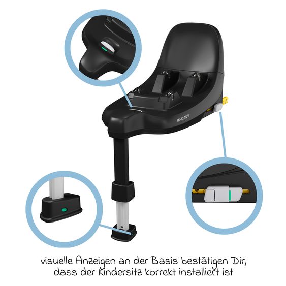 Maxi-Cosi Base Isofix Familyfix S i-Size per i seggiolini Pebble S e Pearl S