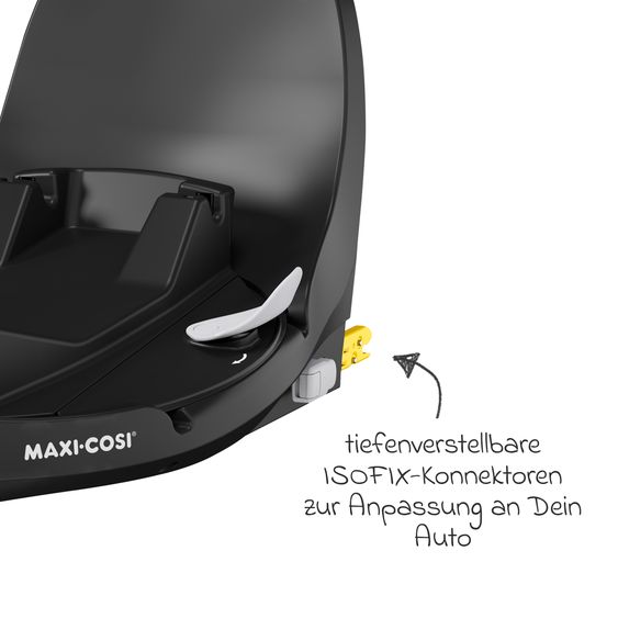 Maxi-Cosi Isofix- Basis FamilyFix 360 Pro drehbar für Kindersitz Pearl 360 Pro, Pebble 360 Pro - Essential Black