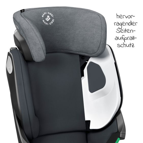 Maxi-Cosi Child seat Kore i-Size 3.5 years-12 years (100-150 cm) with SPS Plus impact protection & Isofix - Authentic Graphite