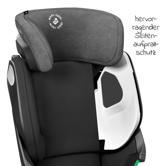 Maxi-Cosi Kindersitz Kore i-Size ab 3,5 Jahre-12 Jahre (100-150 cm) mit SPS Plus Aufprallschutz & Isofix - Authentic Black