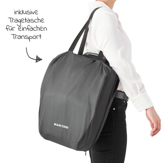 Maxi-Cosi Child seat Nomad Group 1 from 9 months - 4 years (9-18 kg) incl. Carrycot only 4.2 kg & Organizer - Authentic Black