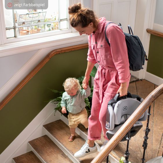 Maxi-Cosi Child seat Nomad Group 1 from 9 months - 4 years (9-18 kg) incl. Carrycot only 4.2 kg & Organizer - Authentic Black