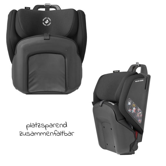 Maxi-Cosi Child seat Nomad Group 1 from 9 months - 4 years (9-18 kg) incl. Carrycot only 4.2 kg & Organizer - Authentic Black