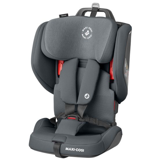 Maxi-Cosi Kindersitz Nomad Gruppe 1 ab 9 Monate - 4 Jahre (9-18 kg) inkl. Tragetasche nur 4,2 kg & Organizer - Authentic Graphite