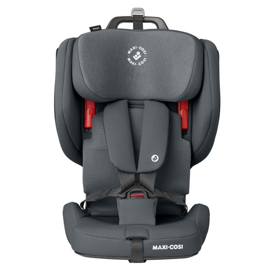 Maxi-Cosi Kindersitz Nomad Gruppe 1 ab 9 Monate - 4 Jahre (9-18 kg) inkl. Tragetasche nur 4,2 kg & Organizer - Authentic Graphite