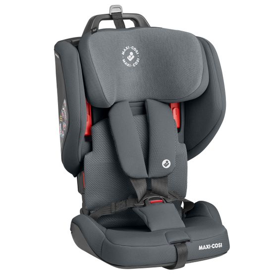 Maxi-Cosi Kindersitz Nomad Gruppe 1 ab 9 Monate - 4 Jahre (9-18 kg) inkl. Tragetasche nur 4,2 kg & Organizer - Authentic Graphite
