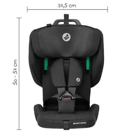 Maxi-Cosi Kindersitz Nomad Plus i-Size ab 15 Monate - 4 Jahre (76 cm - 105 cm) (9-18 kg) klappbar, nur 4,26 kg leicht & Reisetasche - Authentic Black