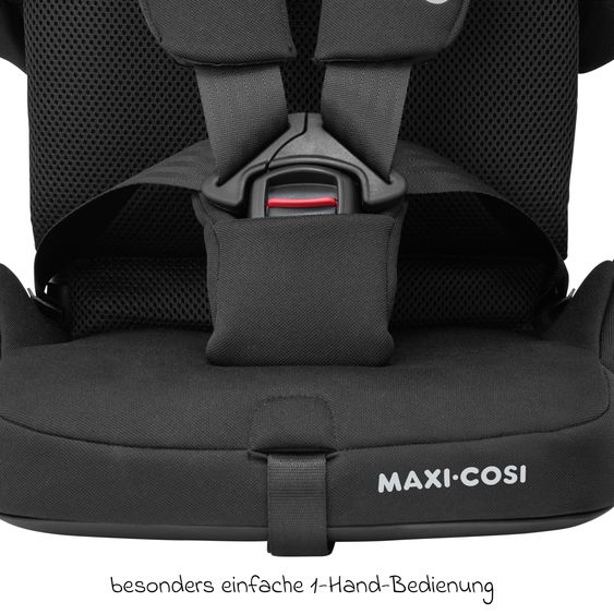 Maxi-Cosi Kindersitz Nomad Plus i-Size ab 15 Monate - 4 Jahre (76 cm - 105 cm) (9-18 kg) klappbar, nur 4,26 kg leicht & Reisetasche - Authentic Black