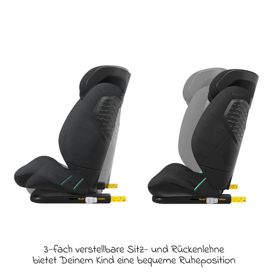 Maxi-Cosi Kindersitz RodiFix Pro2 i-Size ab 3,5 Jahre - 12 Jahre (100 cm-150 cm) (15-36 kg) mit G-Cell Seitenaufprallschutz & Isofix - Authentic Graphite