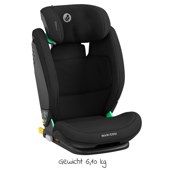 Maxi-Cosi Seggiolino auto RodiFix S i-Size da 3,5 anni a 12 anni (100 cm-150 cm) (15-36 kg) con protezione antiurto laterale G-Cell e Isofix - Basic Nero