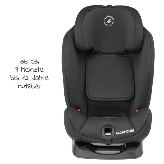 Maxi-Cosi Child seat Titan Group 1/2/3 from 9 months - 12 years (9-36 kg) & Isofix - Basic Black