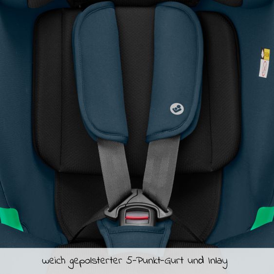 Maxi-Cosi Kindersitz Titan i-Size ab 15 Monate - 12 Jahre (76-150 cm) G-CELL Seitenaufprallschutz & Isofix - Basic Blue