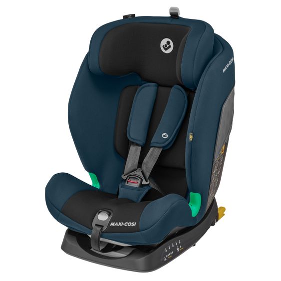 Maxi-Cosi Kindersitz Titan i-Size ab 15 Monate - 12 Jahre (76-150 cm) G-CELL Seitenaufprallschutz & Isofix - Basic Blue