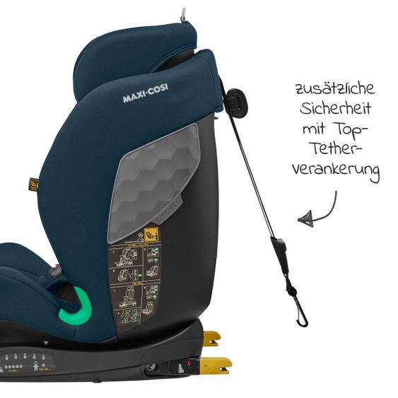 Maxi-Cosi Kindersitz Titan i-Size ab 15 Monate - 12 Jahre (76-150 cm) G-CELL Seitenaufprallschutz & Isofix - Basic Blue