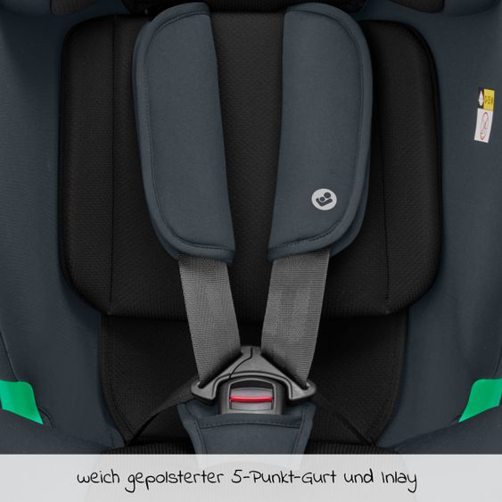Maxi-Cosi Kindersitz Titan i-Size ab 15 Monate - 12 Jahre (76-150 cm) G-CELL Seitenaufprallschutz & Isofix - Basic Grey