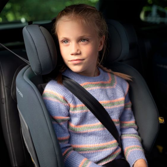 Maxi-Cosi Kindersitz Titan i-Size ab 15 Monate - 12 Jahre (76-150 cm) G-CELL Seitenaufprallschutz & Isofix - Basic Grey
