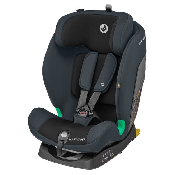 Maxi-Cosi Kindersitz Titan i-Size ab 15 Monate - 12 Jahre (76-150 cm) G-CELL Seitenaufprallschutz & Isofix - Basic Grey